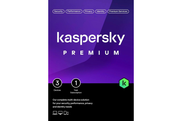 Kaspersky Premium Total Security 3 laitetta / 1 vuosi - sähköinen lisenssi