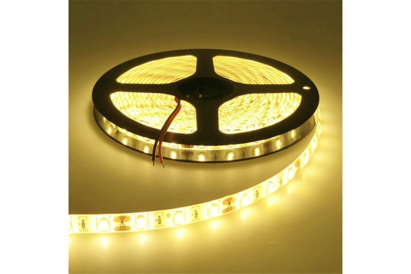 LED-valonauha, 5m, vedenkestävä, lämmin valkoinen