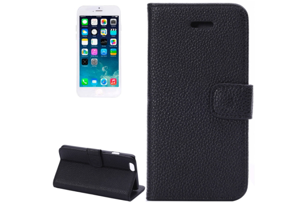 iPhone 6 / 6s suojakotelo korttipaikoilla (Musta)