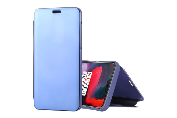 OnePlus 6 vaakatasoon käännettävä suojakotelo (Sininen)