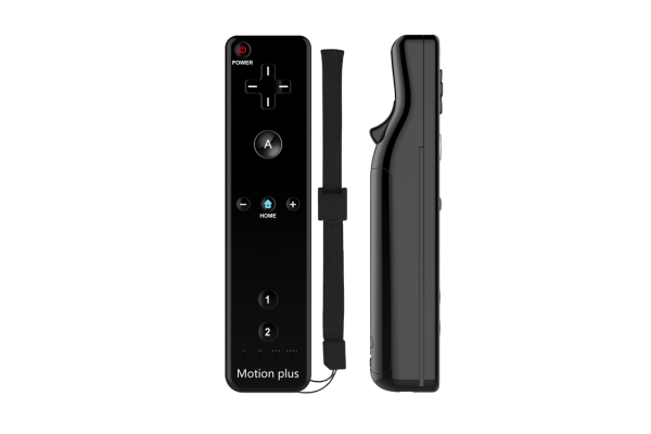 Motion Plus Wii ohjain, musta