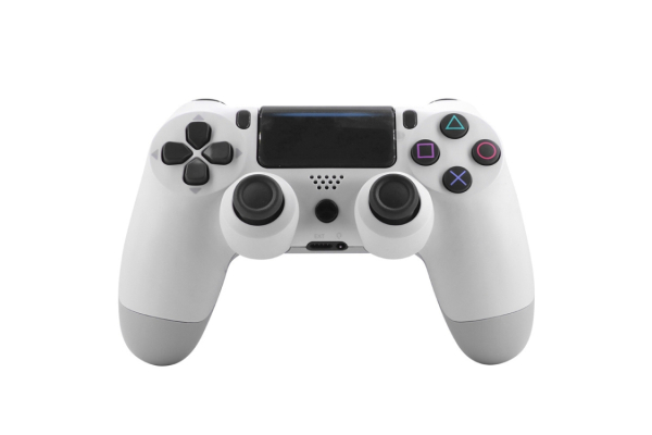 PS4 yhteensopiva langaton peliohjain, valkoinen