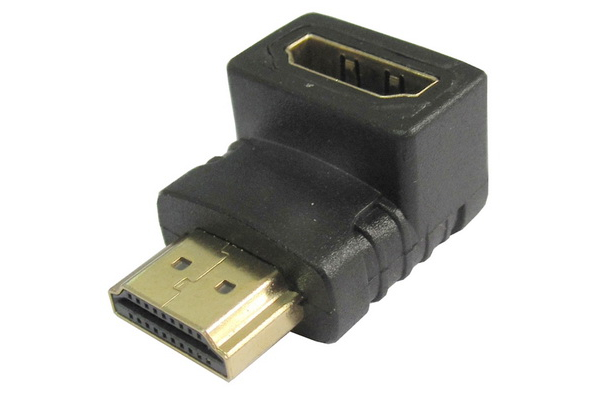 HDMI kulma adapteri 90 astetta