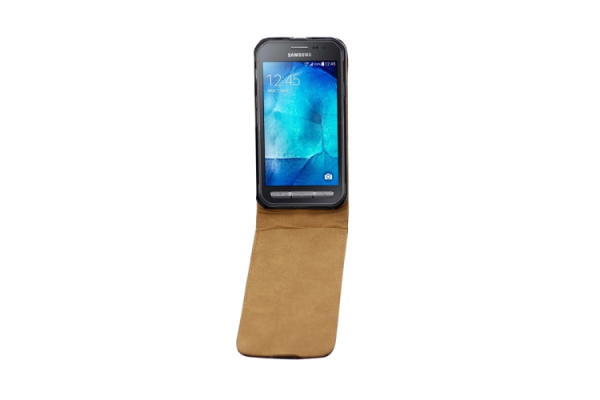 Nahkakotelo Samsung Galaxy Xcover 3 / G388F (Musta)
