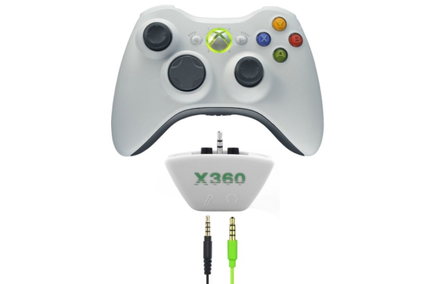 Xbox 360 Headset Adapteri, musta