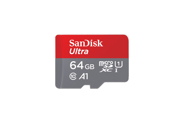 SanDisk Ultra 64 Gt MicroSDXC muistikortti, Class 10, 100 mb/s, A1