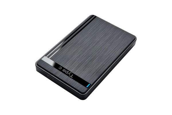 Ulkoinen kovalevyn kotelo 2.5" SATA – USB-C (Kiintolevykotelo)