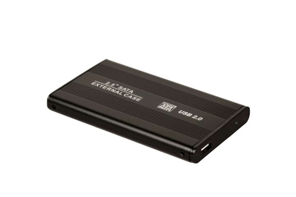 USB 2.0 ulkoinen kotelo 2,5 tuumaa, SATA kovalevyille