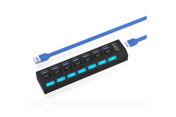 7 portin USB 3.0 hub 