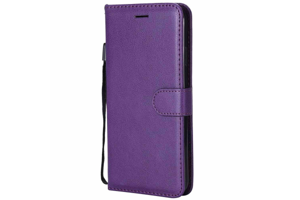 Samsung Galaxy A51 5G nahkainen suojakotelo, violetti