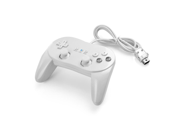 Wii Classic -ohjain (valkoinen)