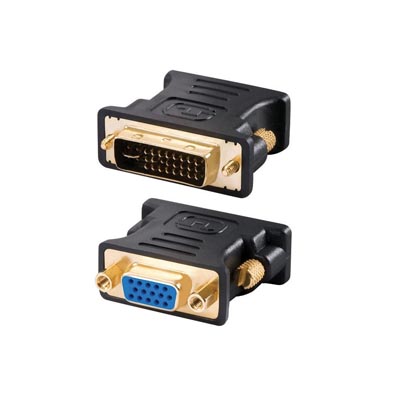 DVI-I uros to VGA naaras adapteri