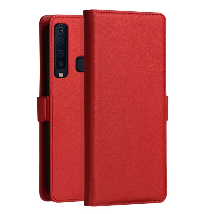 Samsung Galaxy A9 (2018) nahkainen suojakotelo, Punainen