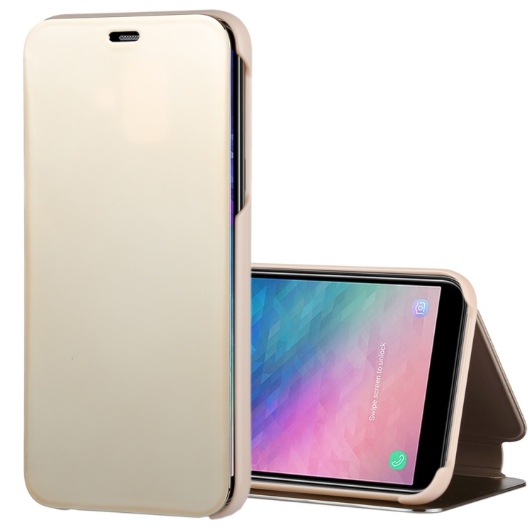 Samsung Galaxy J4 2018 peilaava kotelo pidikkeellä (kulta)
