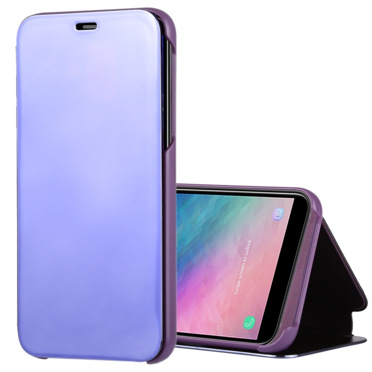 Samsung Galaxy J4 2018 peilaava kotelo pidikkeellä (Violetti)