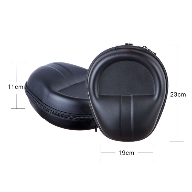 EVA iskunkestävä headset-kotelo (Musta)
