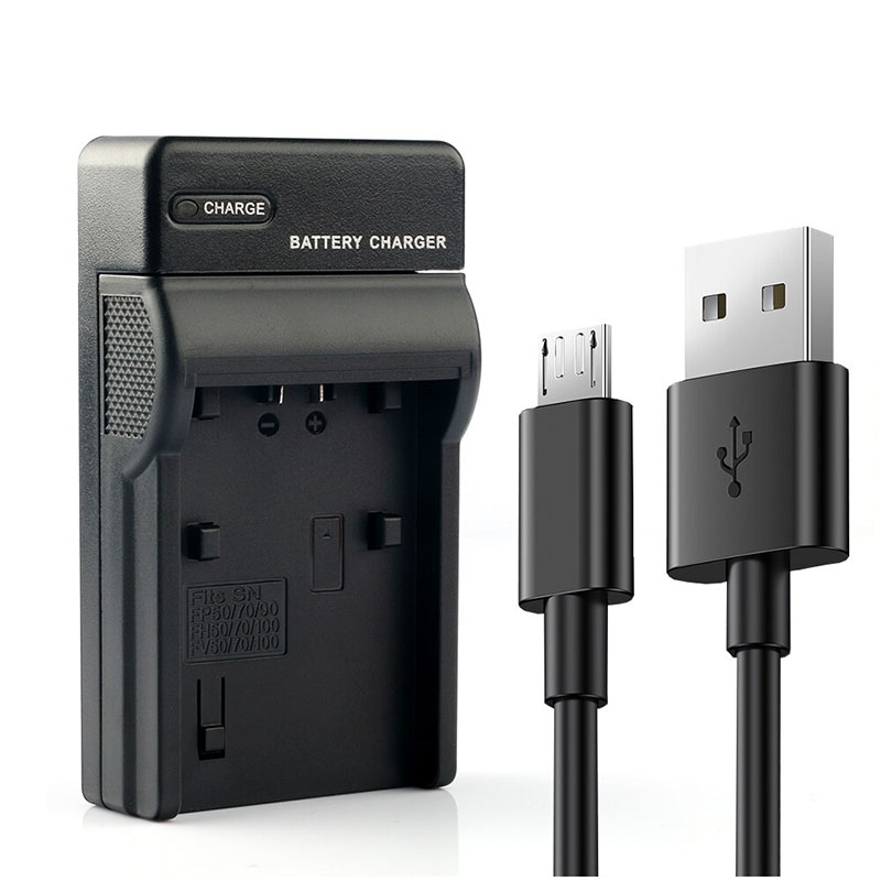 USB Laturi SONY NP-FH50 NP-FH70 malleihiin