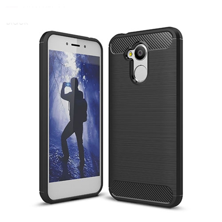 Huawei Honor 6A hiilikuitu suojakuori (musta)