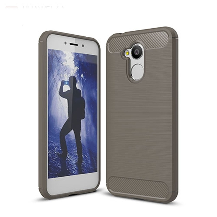 Huawei Honor 6A hiilikuitu suojakuori (harmaa)