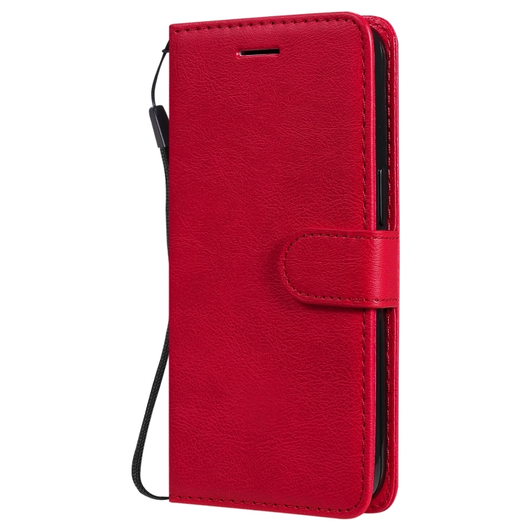 iPhone 13 / 13 Pro nahkainen suojakotelo, punainen