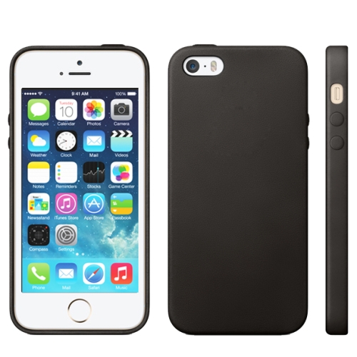 iPhone 5 / 5S / SE muovikuori - musta