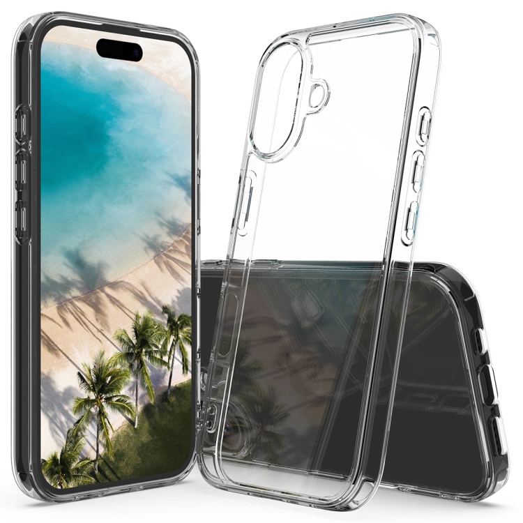 iPhone 16 -suojakuori, läpinäkyvä