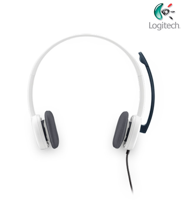 Logitech H150 -stereokuulokemikrofoni, valkoinen