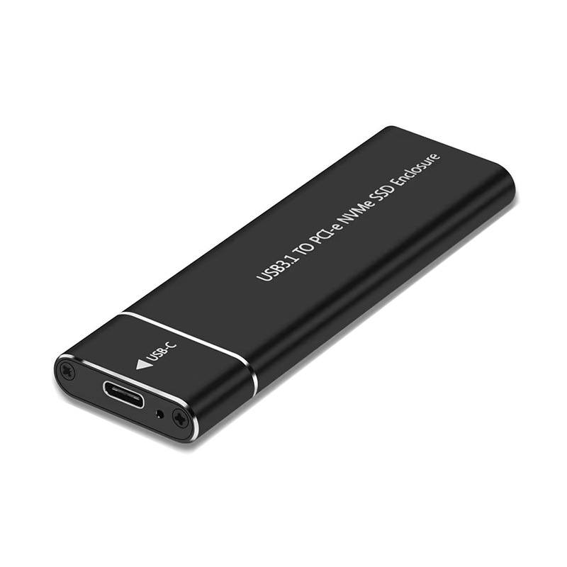 Ulkoinen kotelo M.2 NVMe SSD-levylle, USB-C