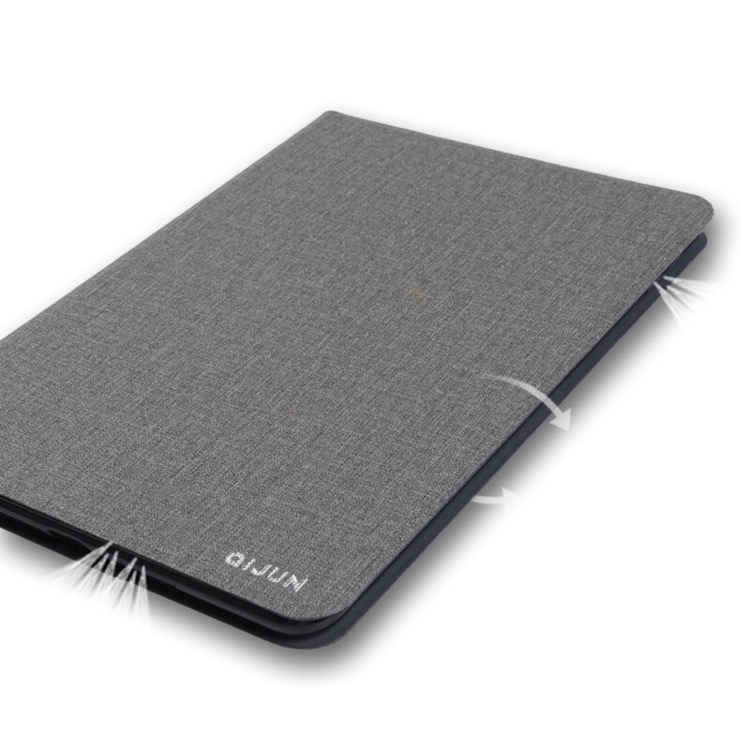Samsung Galaxy Tab S (SM-T800) 10.5- Mattapintainen nahkakotelo (Harmaa)
