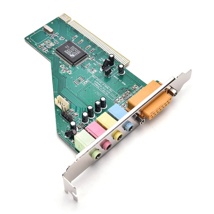 PCI-liitäntäinen 4-kanavainen 3D Audio sisäinen äänikortti PC:lle