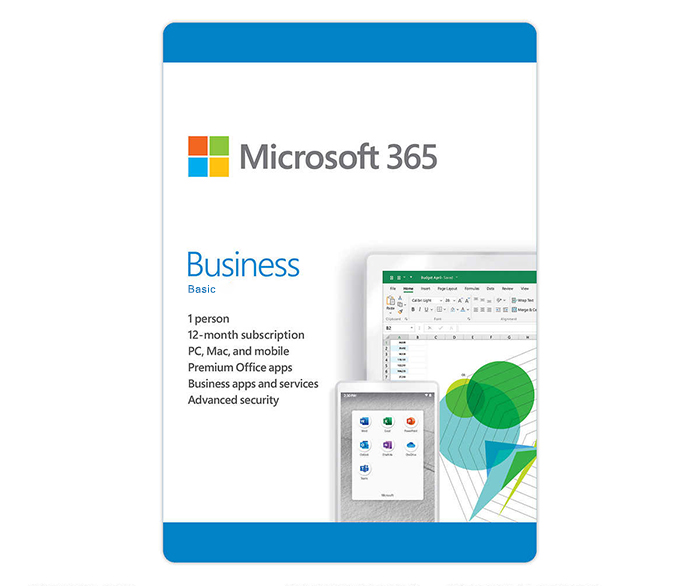 Microsoft 365 Business Standard - 5 laite / 1 käyttäjä/ 1 vuosi - Aktivointikoodi sähköpostitse