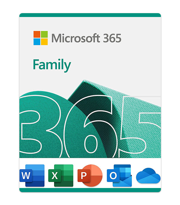 Microsoft 365 Family - 12 kk - Aktivointikoodi sähköpostitse