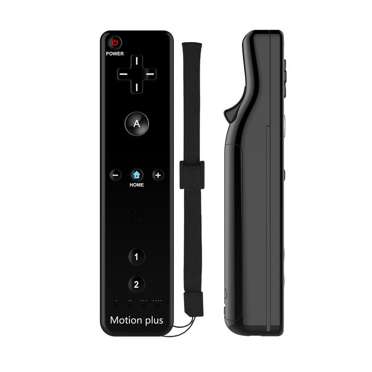 Motion Plus Wii ohjain, musta