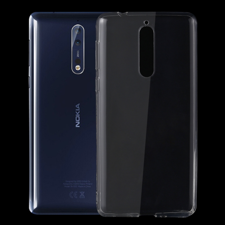 Nokia 8 ultra ohut suojakuori, läpinäkyvä