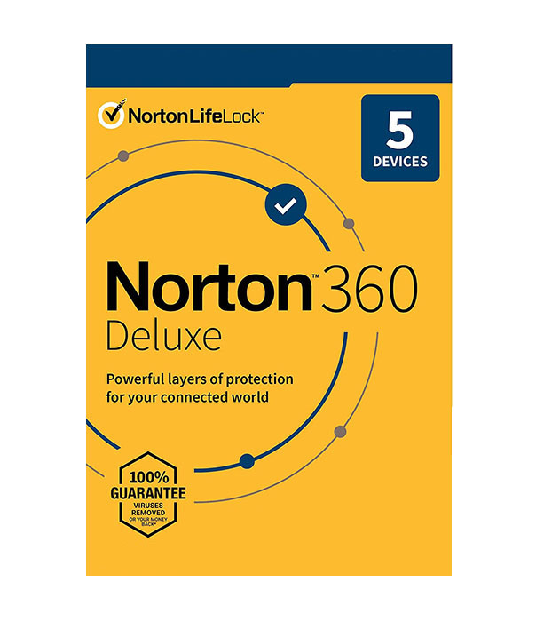 Norton 360 Deluxe 5 -laitteet / 3 vuotta - Aktivointikoodi sähköpostitse