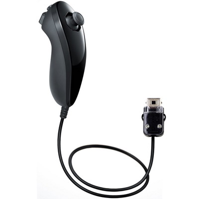 Wii Nunchuck apuohjain, musta