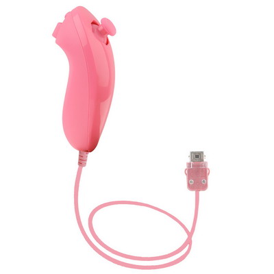 Wii Nunchuk apuohjain, vaaleanpunainen
