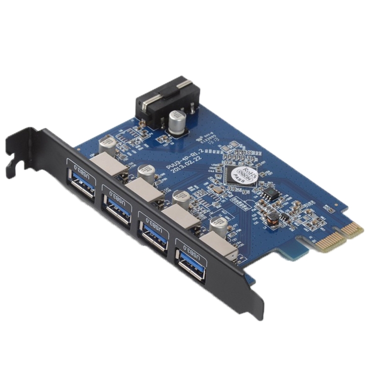 4 x USB 3.0-porttia, PCI Express-kortti tietokoneelle