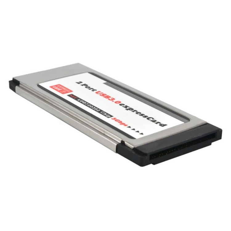 ExpressCard–USB 3.0 -lisäkortti, 2 porttia
