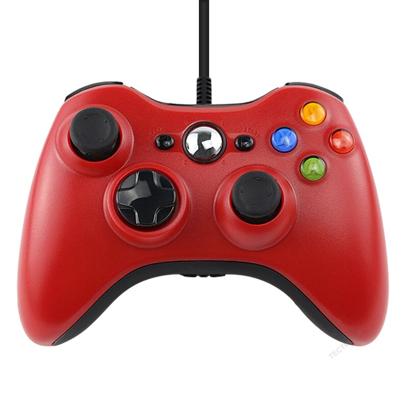 Xbox 360 -langallinen tarvikeohjain, PC, punainen