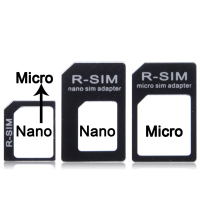 3 in 1 Nano SIM adapteri