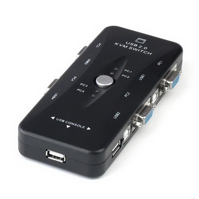 4-porttinen USB KVM -kytkin