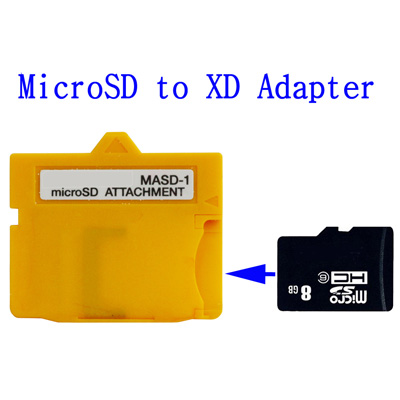 XD musitikortti adapteri Microsd - XD