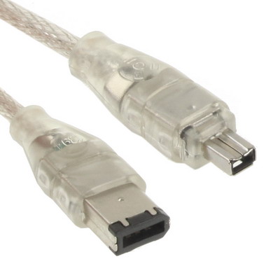 Firewire kaapeli 6-pin uros - 4-pin uros, 1.5m