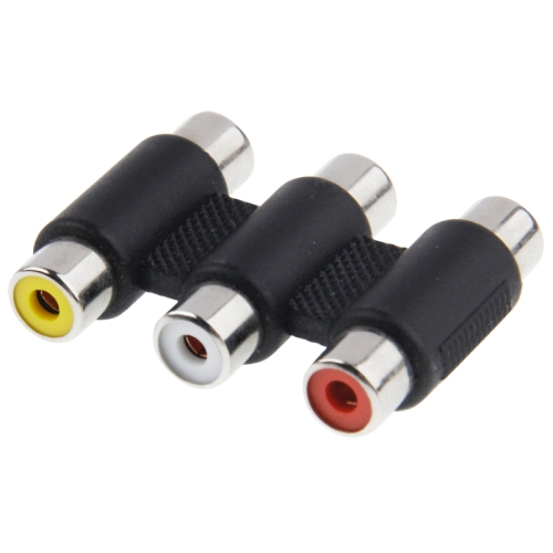 3 RCA naaras - 3 RCA naaras adapteri