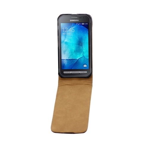 Nahkakotelo Samsung Galaxy Xcover 3 / G388F (Musta)