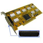 PCI-videovalvontakortti, 8 × BNC