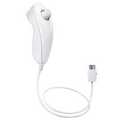 Wii Nunchuk apuohjain, valkoinen