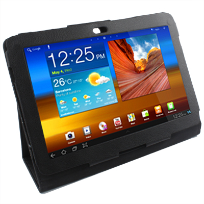 Nahkainen suojakotelo Samsung 10.1 Galaxy Tab:lle (P7500)