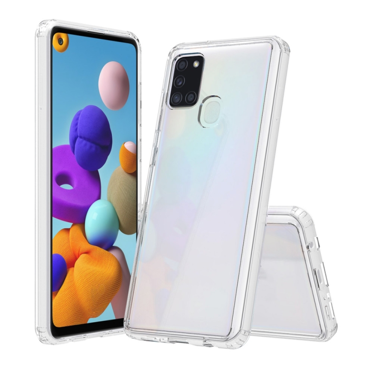 Samsung Galaxy A21s kova suojakuori (läpinäkyvä)